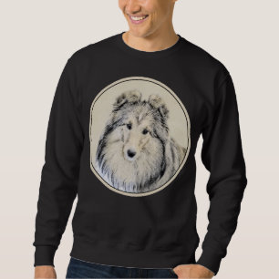 Sweatshirt Peinture Shetland Sheepdog - Jolie art original ch