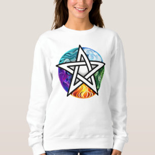 Sweatshirt pentagramme du Wiccan