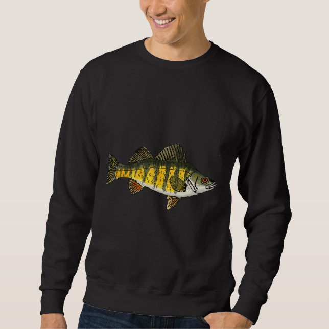 Sweatshirt Perche de pêche (Devant)
