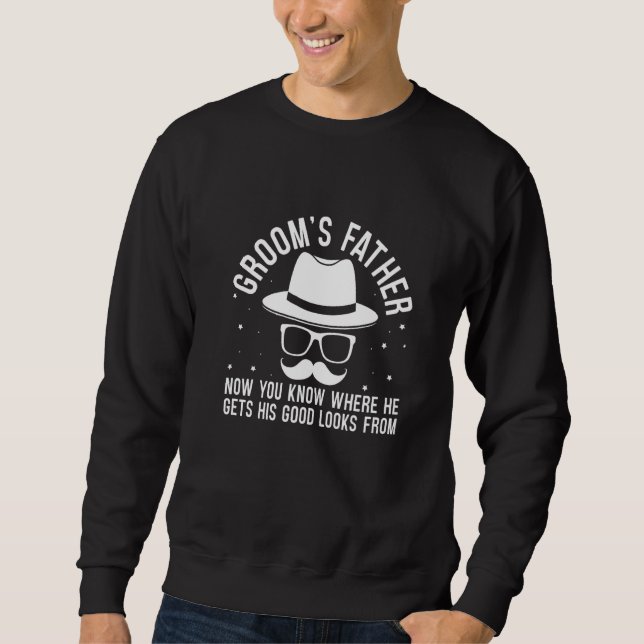 Sweatshirt Père du marié enterrement de vie de garçon de mari (Devant)
