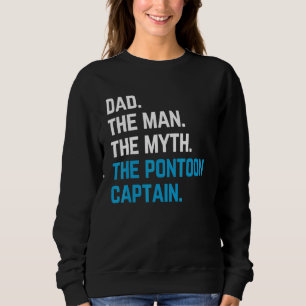 Sweatshirt père l'homme le mythe le capitaine du ponton marin