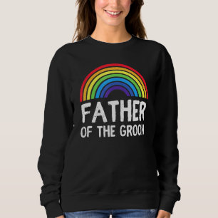 Sweatshirt Père masculin du marié Mariage Lgbt Papa Gay Enter