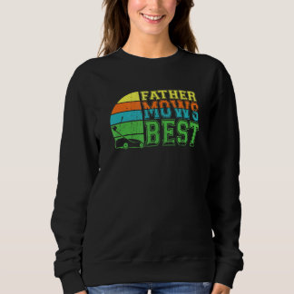 Sweatshirt Père Mows Meilleur Papa Pelouse Maillot Hommes Pla