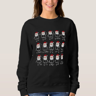 Sweatshirt Père Noël Algebra Dance Graph Math Édition Enseign