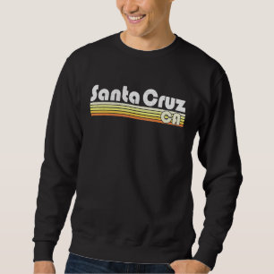 Sweatshirt Père Noël Cruz California Retro Style City Vintage