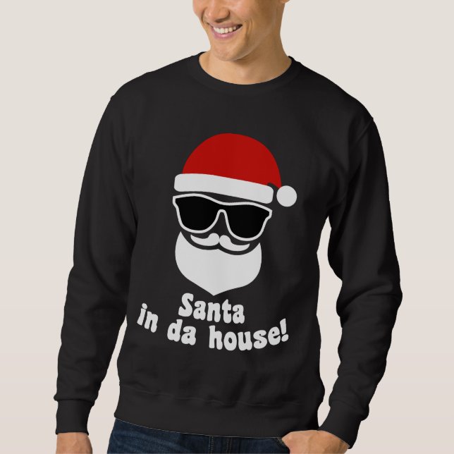 Sweatshirt Père Noël dans la Chambre du DA (Devant)