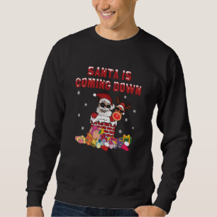 Sweatshirt Père Noël descend le Chemin