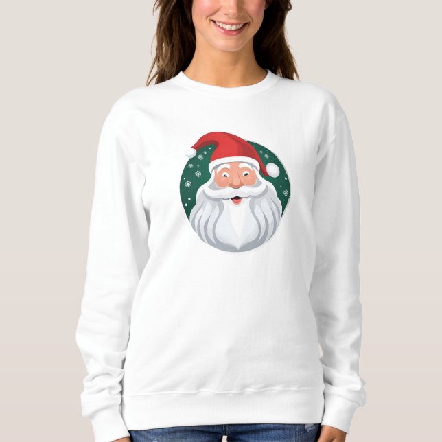 Sweatshirt Père Noël Jolly Face (Devant)