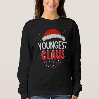 Sweatshirt Père Noël le plus jeune Costume de Noël assorti Pr