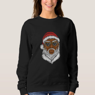 Sweatshirt Père Noël noire
