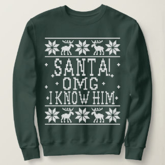 Sweatshirt PÈRE NOËL ! OMG Je Le Connais - Citation De Cinéma