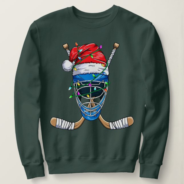 Sweatshirt Père Noël Sports Design Pour Les Garçons Jouer Au  (Design devant)