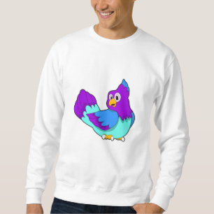 Sweatshirt Perroquet bleu