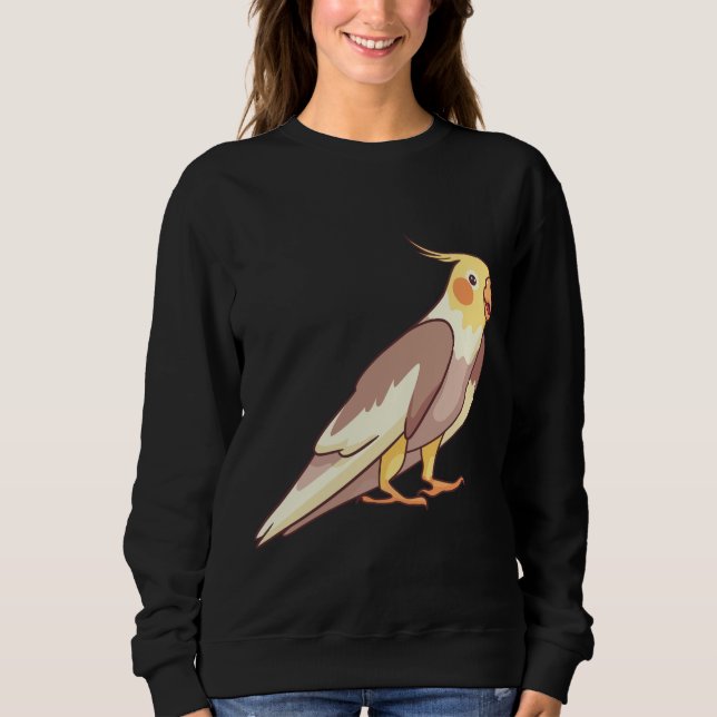 Sweatshirt Perruche calopsitte oiseau (Devant)