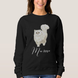 Sweatshirt Perse Chat Mama Chat Maman Chat Mama Présente Mome