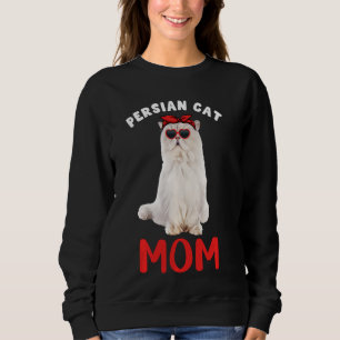 Sweatshirt Perse Chat Maman Mama Chat Propriétaire Funny Kitt