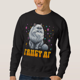 Sweatshirt Perse FANCY AF Funny Persian Chats Propriétaires