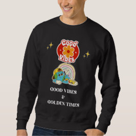 Sweatshirt Personnage Rétro Terre Good Vibes