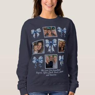Sweatshirt Personnalisation Chinoiserie Grand-mère Photo Coll