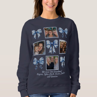 Sweatshirt Personnalisation Chinoiserie Grand-mère Photo Coll