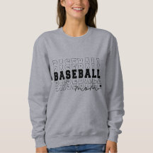 Personnalisé de Baseball Maman Grey