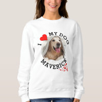 Personnalisé J'AIME MON CHIEN