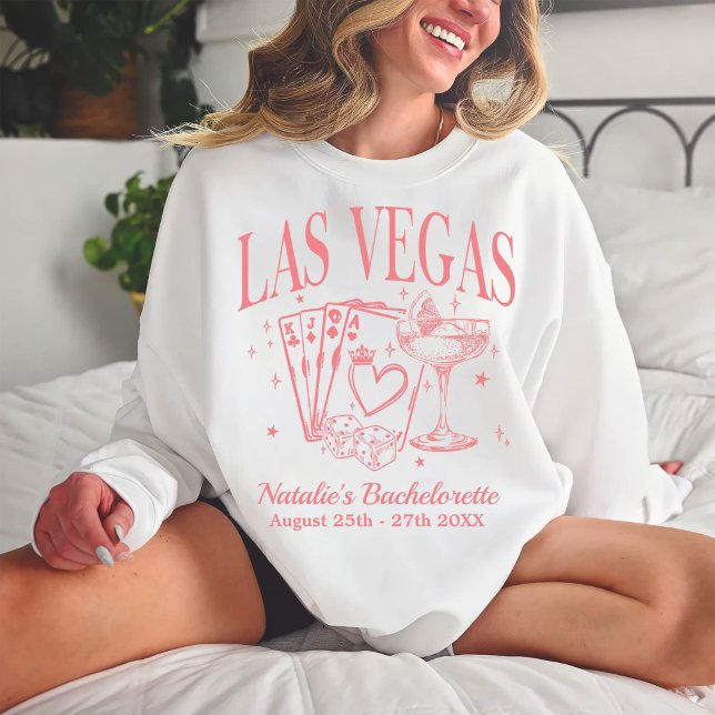 Sweatshirt Personnalisé Las Vegas Bachelorette Party (Créateur téléchargé)