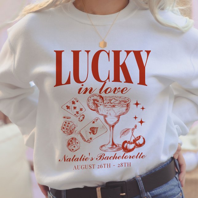 Sweatshirt Personnalisé Las Vegas Bachelorette Party (Créateur téléchargé)