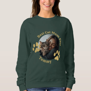 Sweatshirt Personnalisé Meilleur Chat Maman toujours Sweatshi