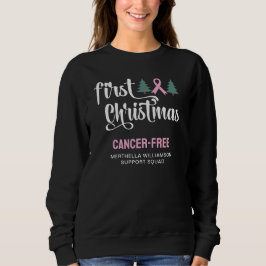 Sweatshirt Personnalisé PREMIER NOËL Cancer du sein Gratuit