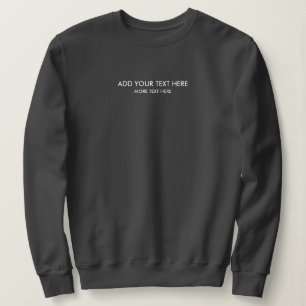 Sweatshirt Personnalisé Tendance Petite Police Modèle Femmes 