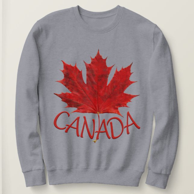 Sweatshirt Personnaliser canadienne sur les chemises de femme (Design devant)