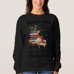 Sweatshirt Personnes Qui Connaissent Et Aiment Les Mêmes Livr