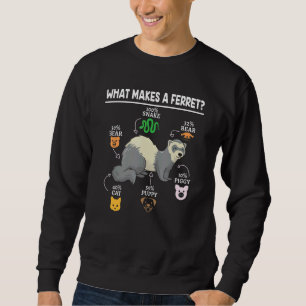 Sweatshirt Pet Ferret Ferret Vêtements Ferret Idées