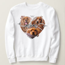 Petit Chien Maman Personnalisé En Forme De Coeur P