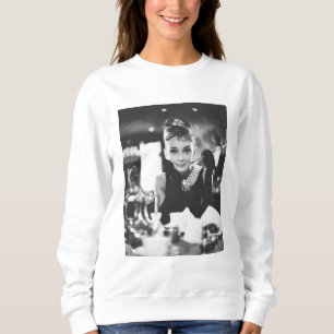 Sweatshirt Petit-déjeuner Tiffany - pull blanc pour femmes