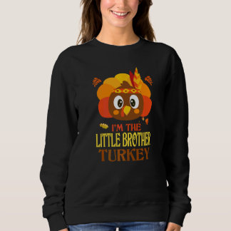 Sweatshirt Petit frère Dinde Famille Assortie Thanksgiving
