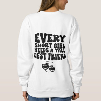 Sweatshirt Petite fille grand ami