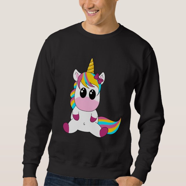 Sweatshirt Petite licorne (Devant)