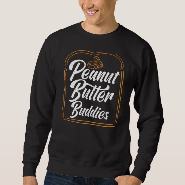 Sweatshirt Petites amies du beurre d'arachide Beurre d'arachi (Devant)