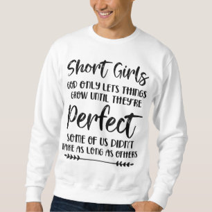 Sweatshirt Petites Filles Dieu Ne Laissons Les Choses Croître