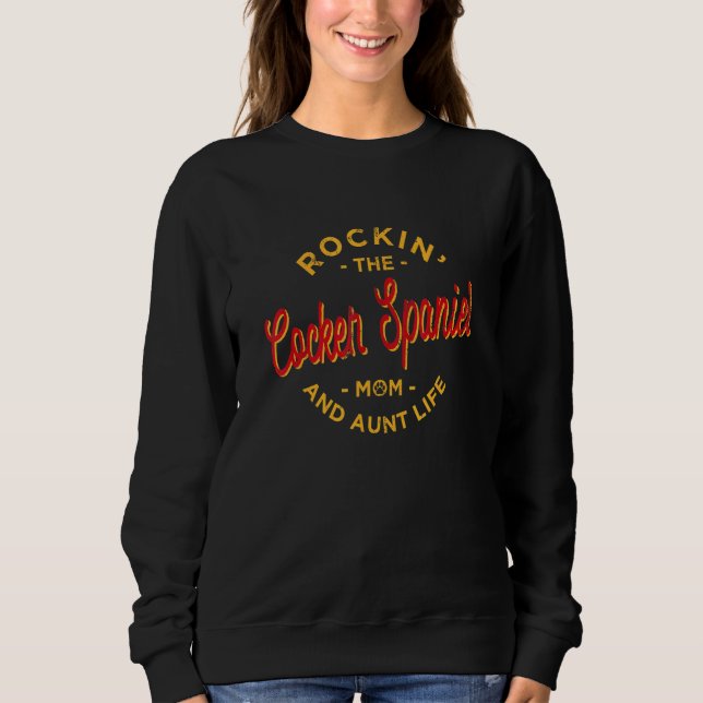 Sweatshirt Pets Spaniel Owner  Single Dog Breed 1 (Devant)