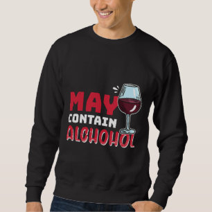 Sweatshirt Peut Contenir Du Vin À Boire D'Alcool 28