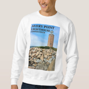 Sweatshirt Phare d'Avery Point, Connecticut