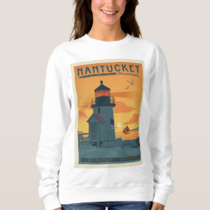 Sweatshirt Phare de Brant Point   Nantucket MA