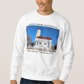 Sweatshirt Phare de crochet de Sandy, New Jersey
