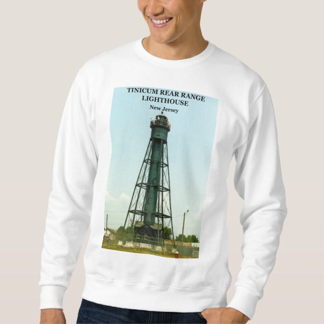 Sweatshirt Phare de la chaîne arrière de Tinicum, New Jersey (Devant)