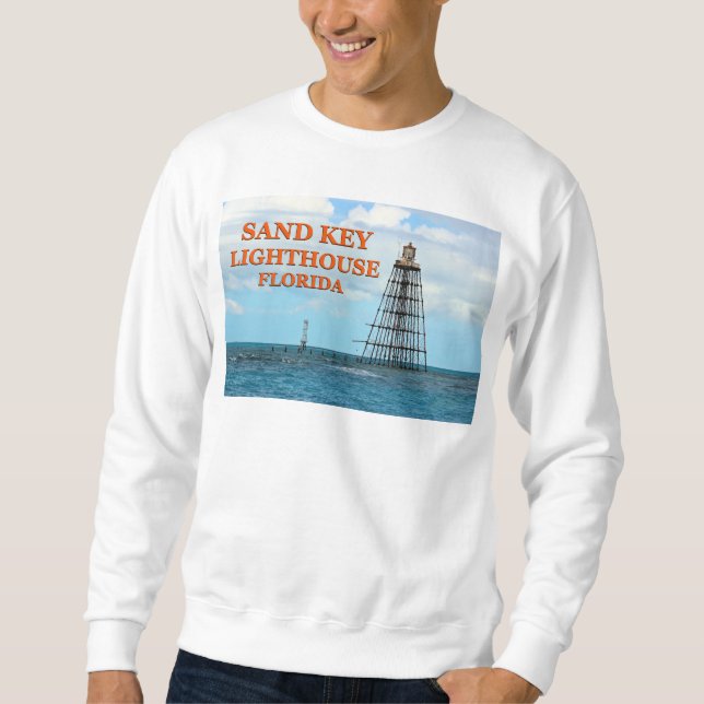 Sweatshirt Phare de Sand Key, Key West Florida Keys (Devant)