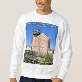 Sweatshirt Phare de Saugerties, Hudson River New York