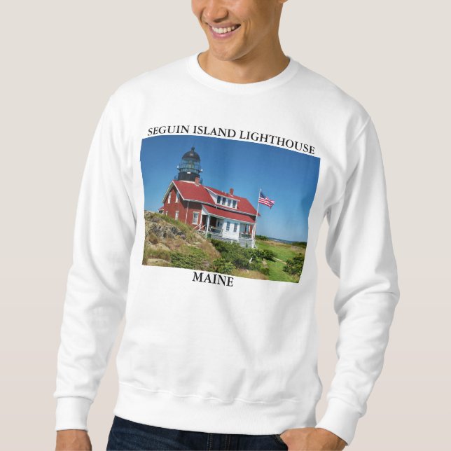 Sweatshirt Phare de Seguin Island, Maine (Devant)